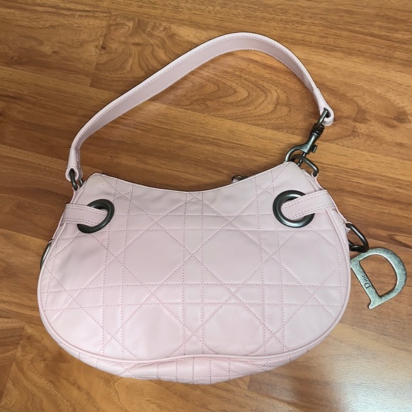 Authentic Christian Dior Cannage Calfskin Bag Purse